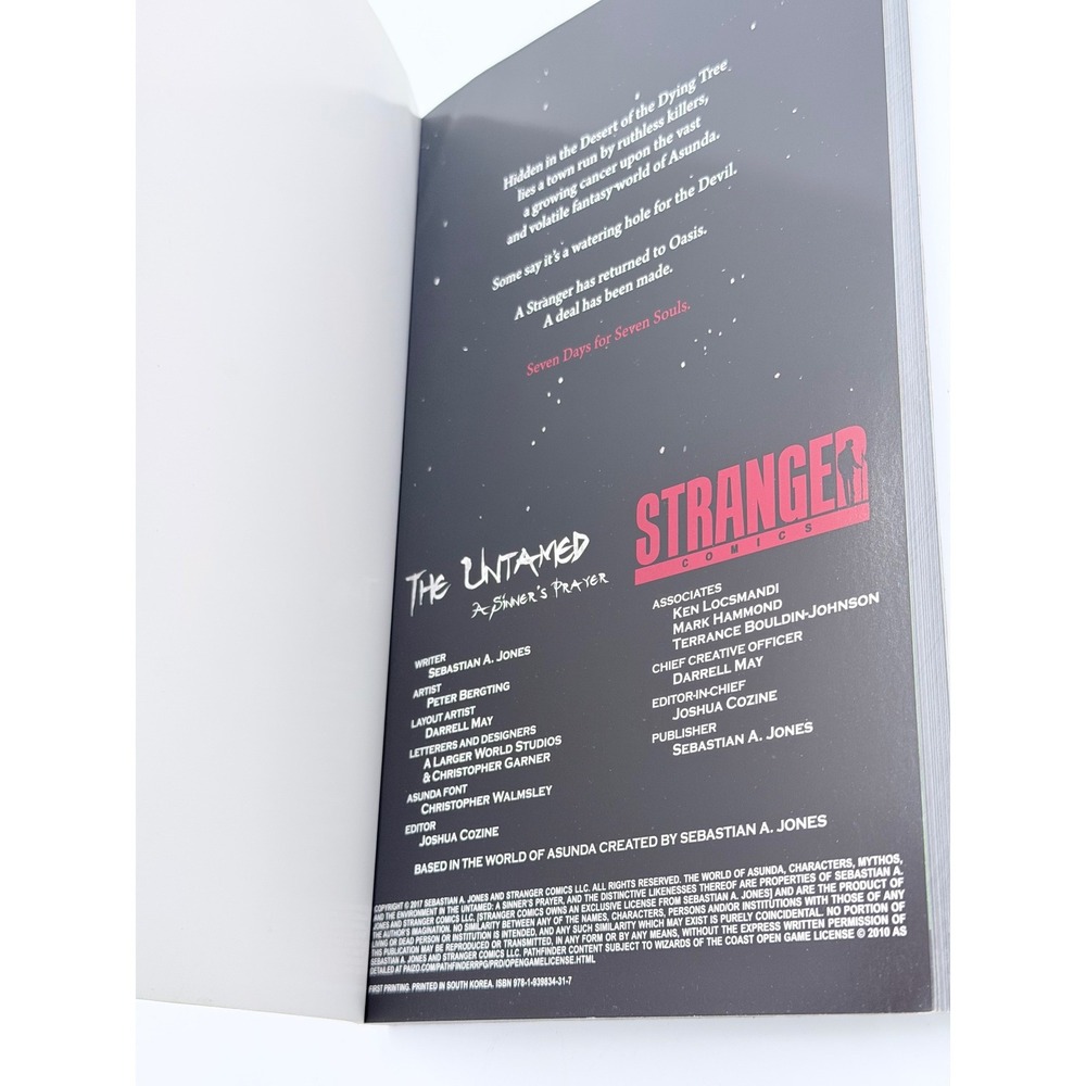 The Untamed Vol 1 A Sinner's Prayer Graphic Novel Stranger Comics - Picture 6 of 9